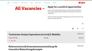 Vacancy Search - Eon-uk-careers.com