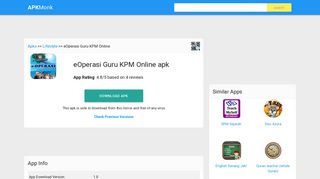 eOperasi Guru KPM Online Apk Download latest version 1.0- eoperasi ...