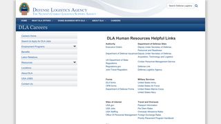 DLA Human Resources Helpful Links - Defense Logistics Agency