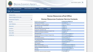 Human Resources ePost Office Human Resources Customer ...