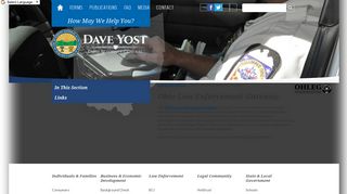 Ohio Attorney General Dave Yost - Ohio Law Enforcement Gateway