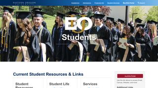 Students | Current Student Resources - Eastern Oregon University