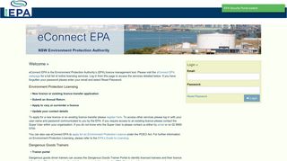 EPA Security Portal : Login - NSW Government