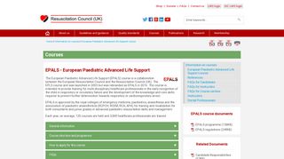 EPALS - European Paediatric Advanced Life Support course