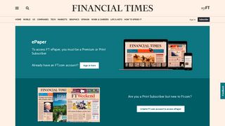 ePaper | Financial Times