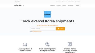 eParcel Korea Tracking - AfterShip