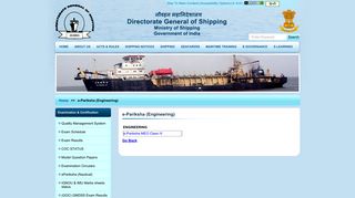 e-Pariksha (Engineering) - Directorate General of Shipping : Govt Of ...