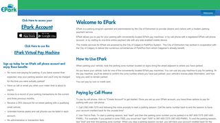 EPark: Welcome