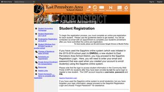 Student Accounting / Student Registration 2017-2018