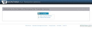 File Transfer Service - Montana.gov