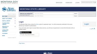Login - Montana.gov
