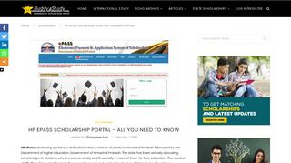 HP ePass Scholarship Portal - List of Scholarships, Step-wise ...