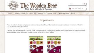 E-patterns - The Wooden Bear