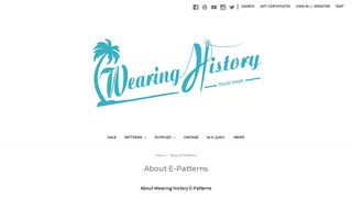 About E-Patterns - Wearing History