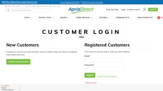 Login - Apria