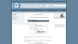 Payment GuideLine- BAF Shaheen College Dhaka