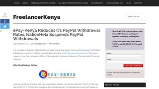 About ePay-Kenya and NationHela - FreelancerKenya