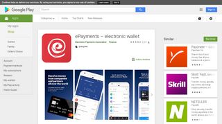 ePayments – electronic wallet - Apps on Google Play