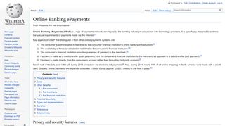 Online Banking ePayments - Wikipedia