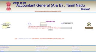 Accountant General (A&E), Tamil Nadu
