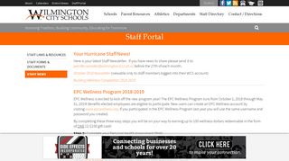 Wilmington City Schools - staff-portal