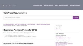 Register an Additional Token for EPCS | Clinical User Manual ...