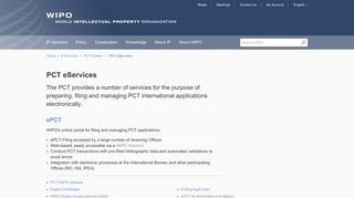 PCT eServices - WIPO
