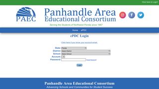 to Login! - Panhandle Area Educational Consortium