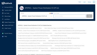 APEPDCL Bill Payment Online- Pay Eastern Power AP Electricity ...