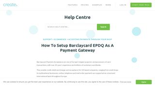 How To Setup Barclaycard ePDQ As A Payment Gateway | Create.net