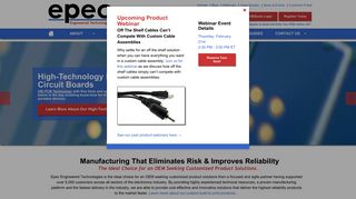 Manufacturing That Eliminates Risk and Improves Reliability | Epec