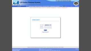 Login - Online Pension System - NIC