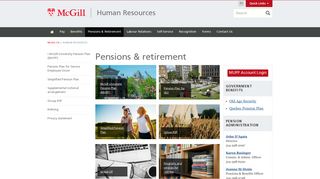 Pensions & retirement | Human Resources - McGill University
