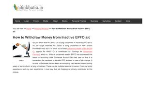 withdraw-money-from-inactive-epfo-account - NitinBhatia.in