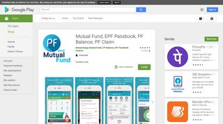Mutual Fund, EPF Passbook, PF Balance, PF Claim - Apps on Google ...