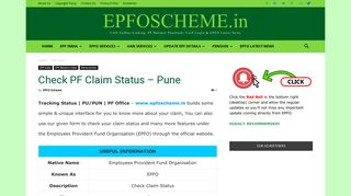 Check PF Claim Status Pune 2019 - Balance | PU/PUN | EPF Office