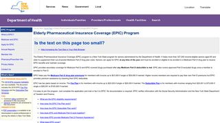 Elderly Pharmaceutical Insurance Coverage (EPIC) Program