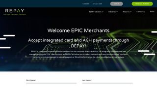 Epic Loan Systems Referral Page - REPAY