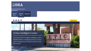El Paso Intelligence Center (EPIC) - DEA