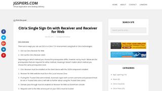 Citrix Single Sign On with Receiver and Receiver for Web – JGSpiers ...