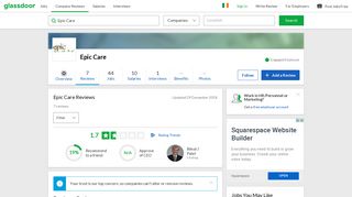Epic Care Reviews | Glassdoor.ie