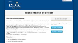 Chromebook Login Instructions – Epic Charter Schools