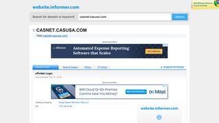 casnet.casusa.com at WI. ePicNet Login - Website Informer