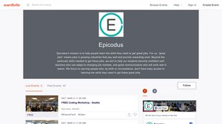 Epicodus Events | Eventbrite