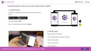 Epicollect5 - Download project on device and collect data online or ...