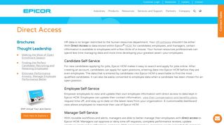 Direct Access | Self-Service Software | Epicor