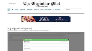 Login/Registration | Virginian Pilot