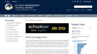 Schoology / EPISD Schoology Vision