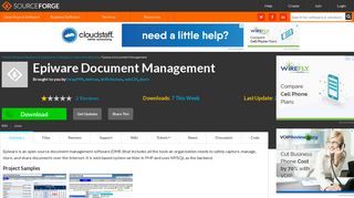 Epiware Document Management download | SourceForge.net
