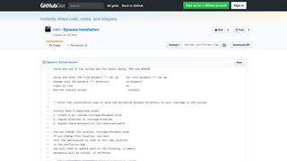 Epiware Installation · GitHub